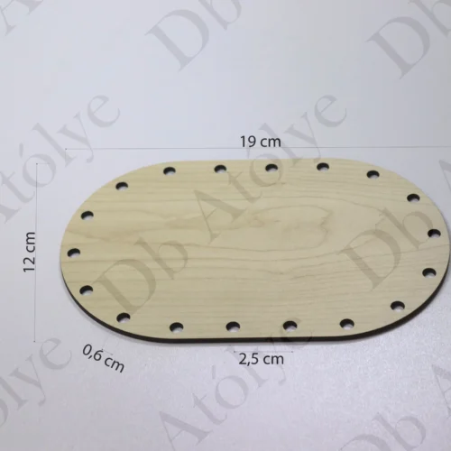 OVAL RATTAN TABAN 12X19